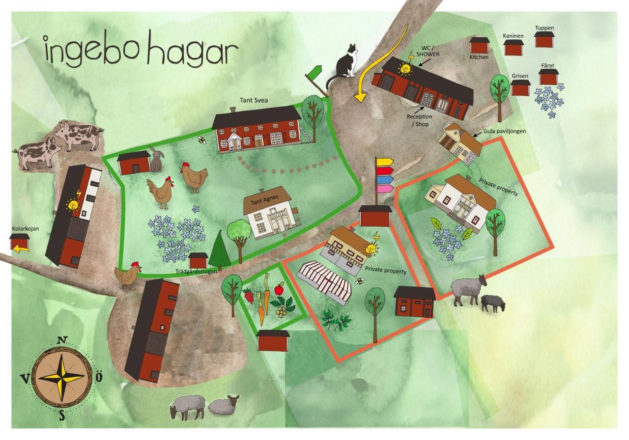 Ingebo Hagar Bondgardsboende ビンメルビュー エクステリア 写真